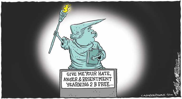 Political/Editorial Cartoon by Bob Engelhart, Hartford Courant on Monuments Debate Escalates