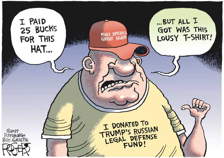 Political/Editorial Cartoon by Rob Rogers, The Pittsburgh Post-Gazette on President Losing Patience