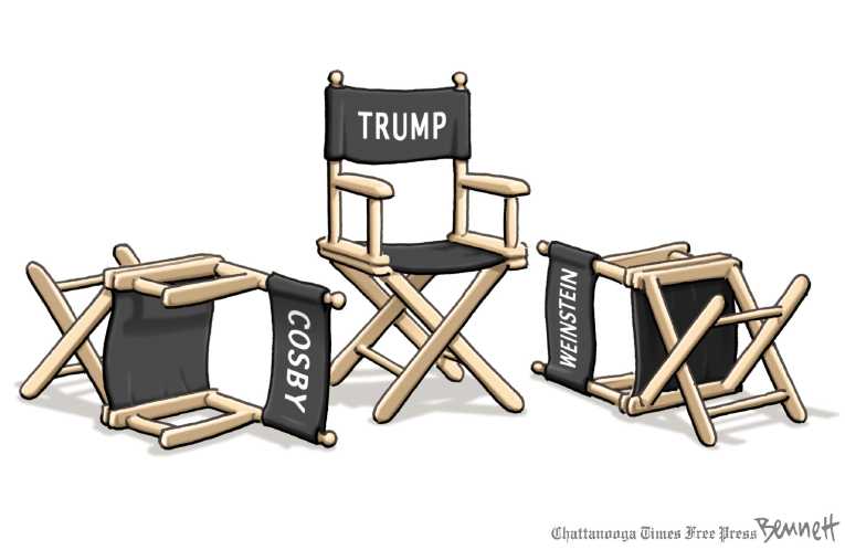 Political/Editorial Cartoon by Clay Bennett, Chattanooga Times Free Press on “Me Too”
