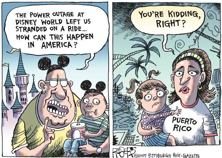 Political/Editorial Cartoon by Rob Rogers, The Pittsburgh Post-Gazette on In Other News