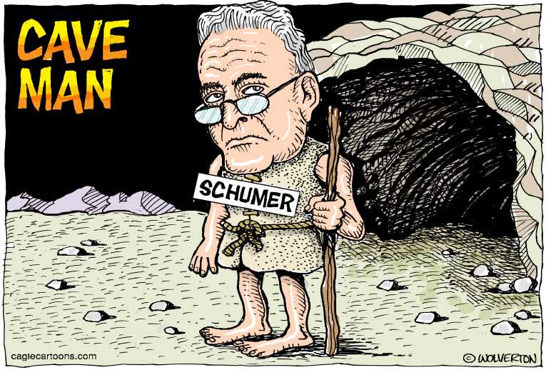 Political/Editorial Cartoon by Monte Wolverton, Cagle Cartoons on Government Shuts Down, Reopens