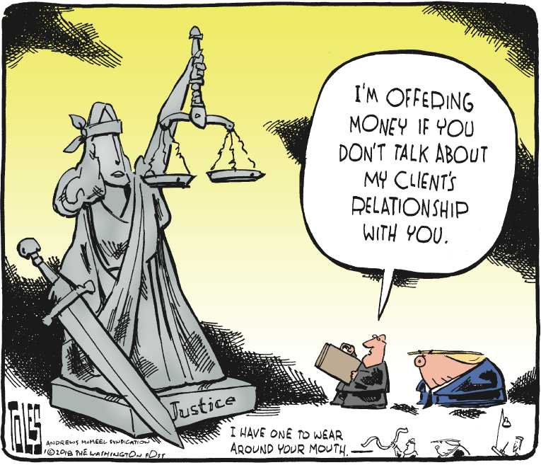 Political/Editorial Cartoon by Tom Toles, Washington Post on President Says He’s Doing Great