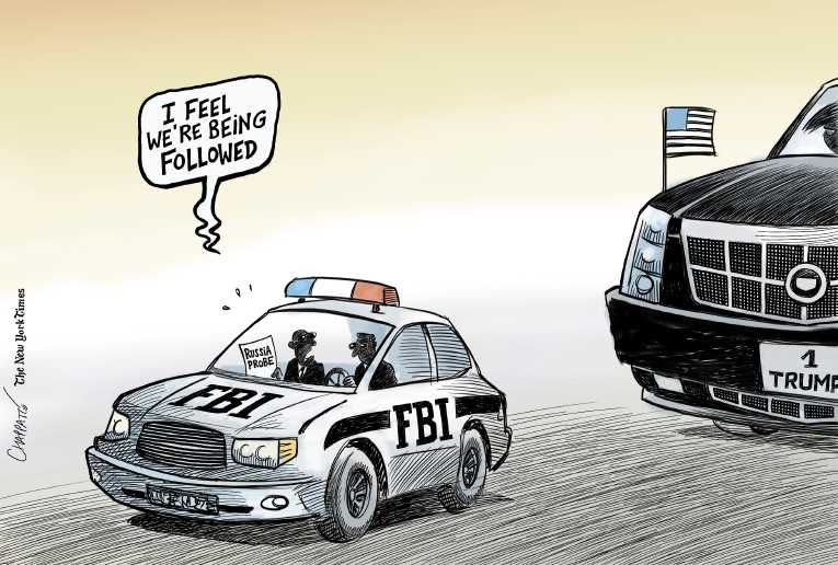 Political/Editorial Cartoon by Patrick Chappatte, International Herald Tribune on Nunes Memo Released