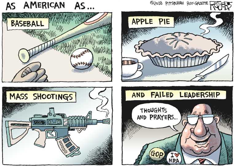 Political/Editorial Cartoon by Rob Rogers, The Pittsburgh Post-Gazette on Entitlements to Be Further Cut