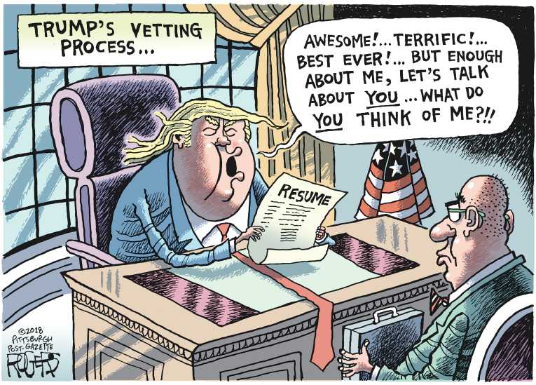 Political Cartoon On Trump Denies Affair By Rob Rogers The Pittsburgh Post Gazette At The 