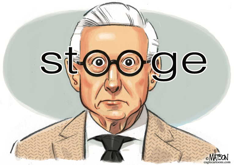 Political Cartoon On Roger Stone Indicted By Rj Matson Cagle