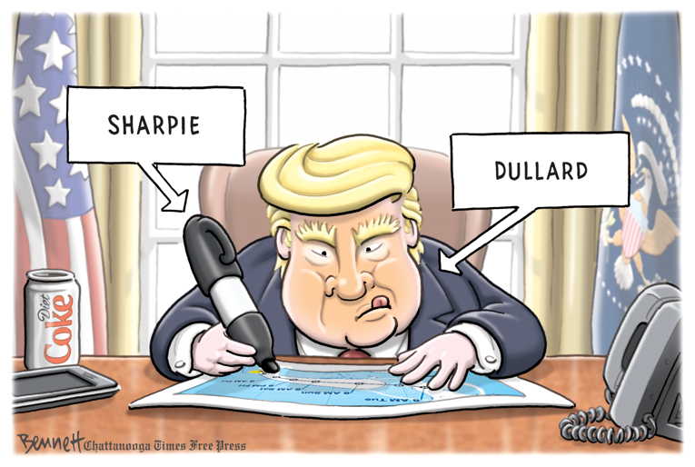 Political/Editorial Cartoon by Clay Bennett, Chattanooga Times Free Press on President Performs Magic