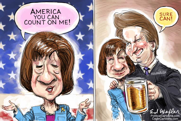 Political/Editorial Cartoon by Ed Wexler, PoliticalCartoons.com on Impeachment Trial Begins