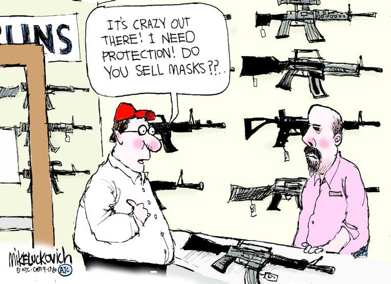 Political Cartoon On In Other News By Mike Luckovich Atlanta Journal Constitution At The