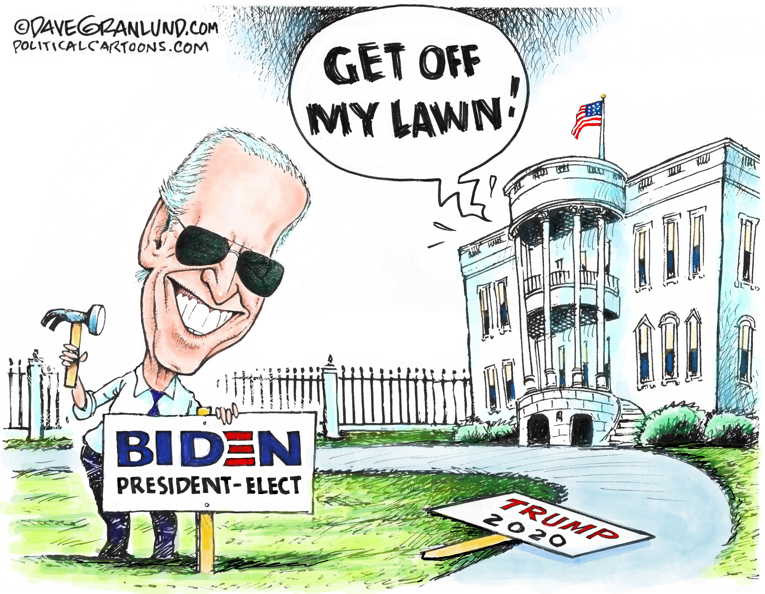 Political/Editorial Cartoon by Dave Granlund on Biden Begins Transition