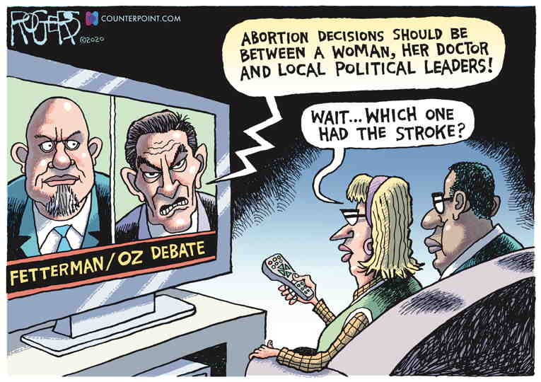 Political Cartoon on 'Races Too Close to Call' by Rob Rogers at The Comic  News