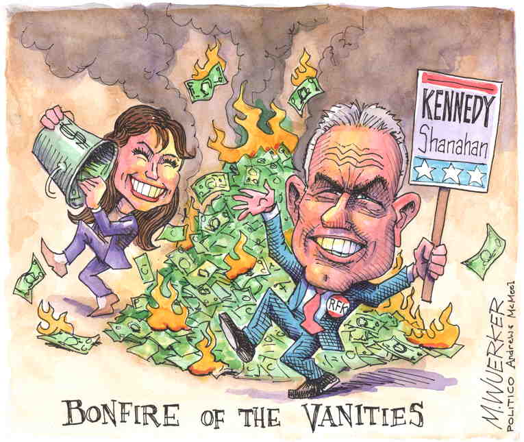 Political/Editorial Cartoon by Matt Wuerker, Politico on RFK Jr. Announces Running Mate