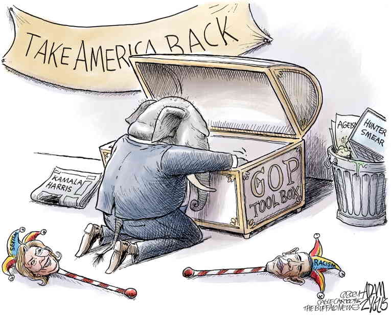 Political Cartoon On 'trumpublicans Scramble To Adapt' By Adam Zyglis 