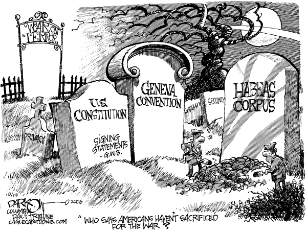 Editorial Cartoon by John Darkow, Columbia Daily Tribune, Missouri on Homeland Security (part 2)