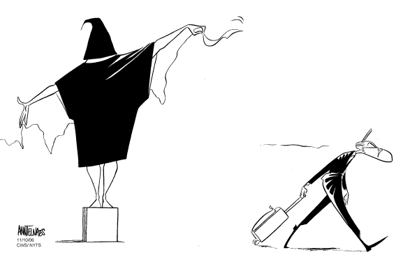 Editorial Cartoon by Ann Telnaes, CWS/CartoonArts Intl. on The War in Iraq (part 2)