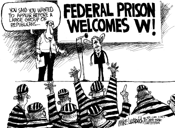 Editorial Cartoon by Mike Luckovich, Atlanta Journal-Constitution on The Political Process