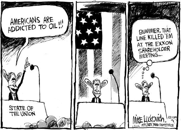 Editorial Cartoon by Mike Luckovich, Atlanta Journal-Constitution on Global Warming