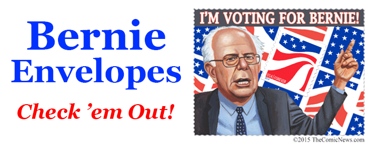 Check out our Bernie Sanders envelopes