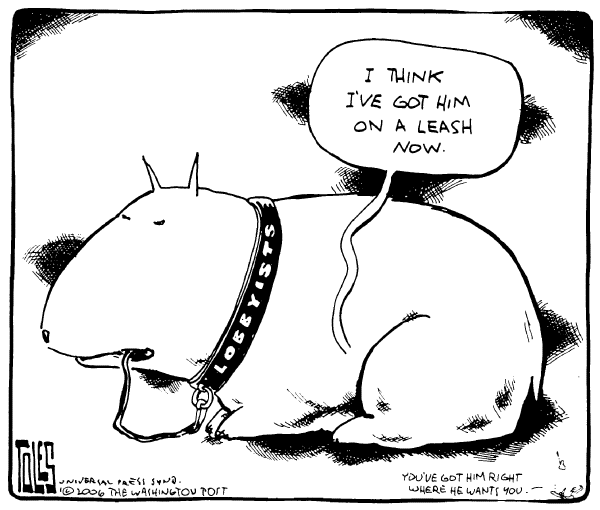 Political cartoon on Republicans Pledge to Reform Washington by Tom Toles, Washington Post