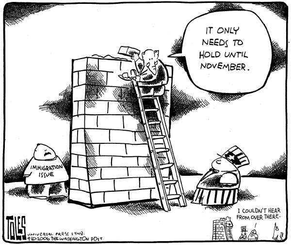 Editorial Cartoon by Tom Toles, Washington Post on Fall Campaigns Heat Up