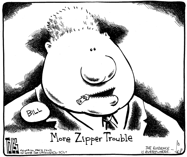 The Comic News: Editorial Cartoon by Tom Toles, Washington Post on Bill ...