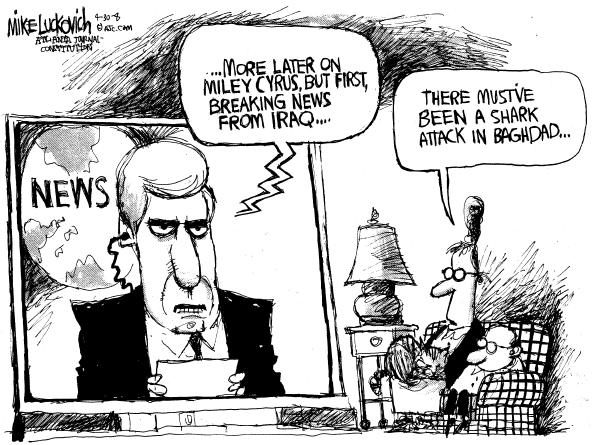 The Comic News: Editorial Cartoon by Mike Luckovich, Atlanta Journal ...