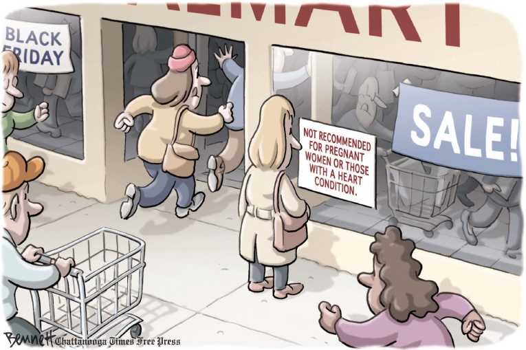 Political/Editorial Cartoon by Clay Bennett, Chattanooga Times Free Press on Spending Records Broken