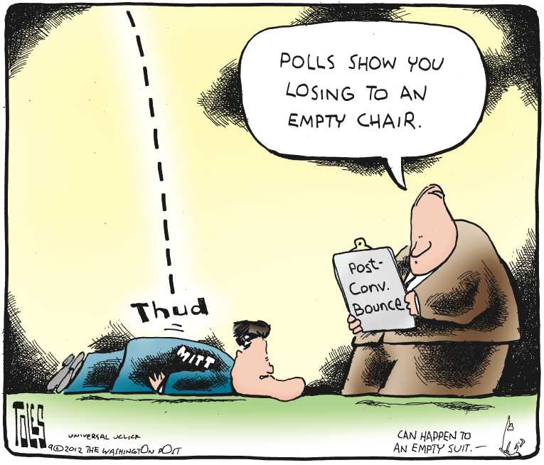 Political/Editorial Cartoon by Tom Toles, Washington Post on GOP Basking In Afterglow