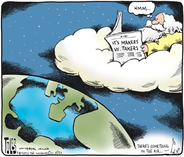 Political/Editorial Cartoon by Tom Toles, Washington Post on In Other News