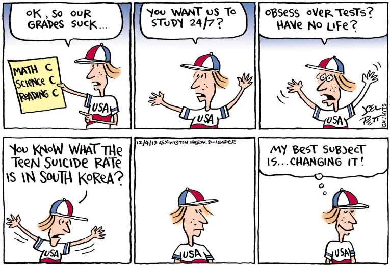 Political/Editorial Cartoon by Joel Pett, Lexington Herald-Leader, CWS/CartoonArts Intl. on In Other News