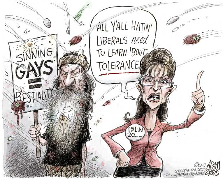 Political/Editorial Cartoon by Adam Zyglis, The Buffalo News on Republicans Rally