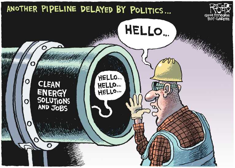 Political/Editorial Cartoon by Rob Rogers, The Pittsburgh Post-Gazette on Government Regulation Escalating