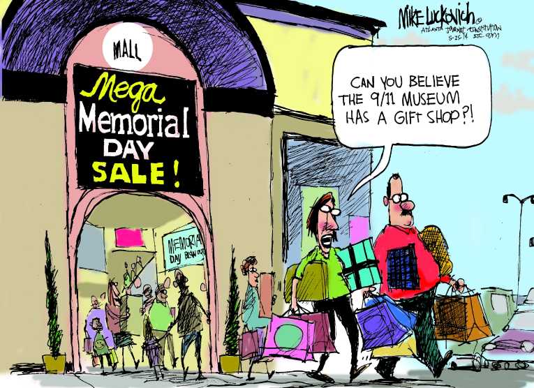 Political/Editorial Cartoon by Mike Luckovich, Atlanta Journal-Constitution on In Other News