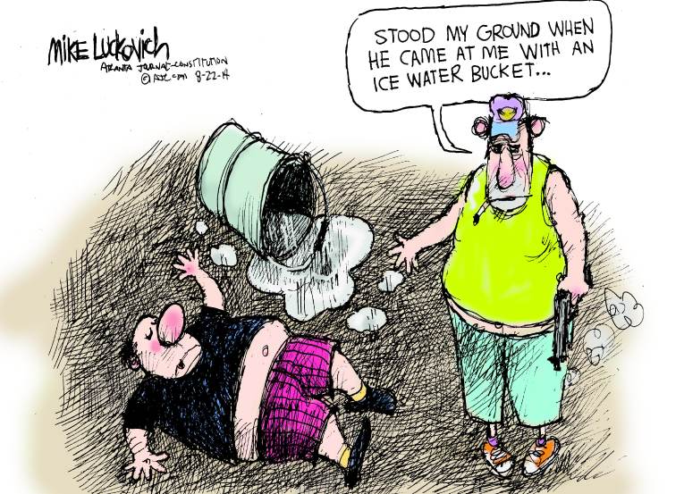 Political/Editorial Cartoon by Mike Luckovich, Atlanta Journal-Constitution on In Other News