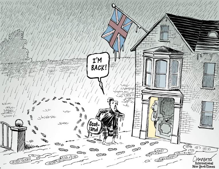 Political Cartoon On In Other News By Patrick Chappatte International Herald Tribune At The