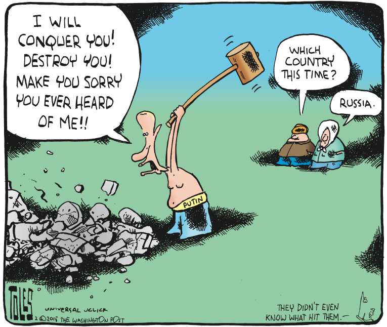 Political/Editorial Cartoon by Tom Toles, Washington Post on In Other News