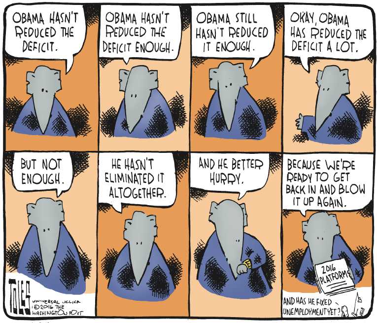 Political/Editorial Cartoon by Tom Toles, Washington Post on In Other News