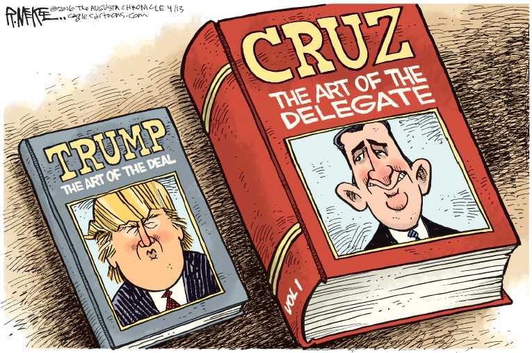 Political/Editorial Cartoon by Rick McKee, The Augusta Chronicle on Trump Cries Foul