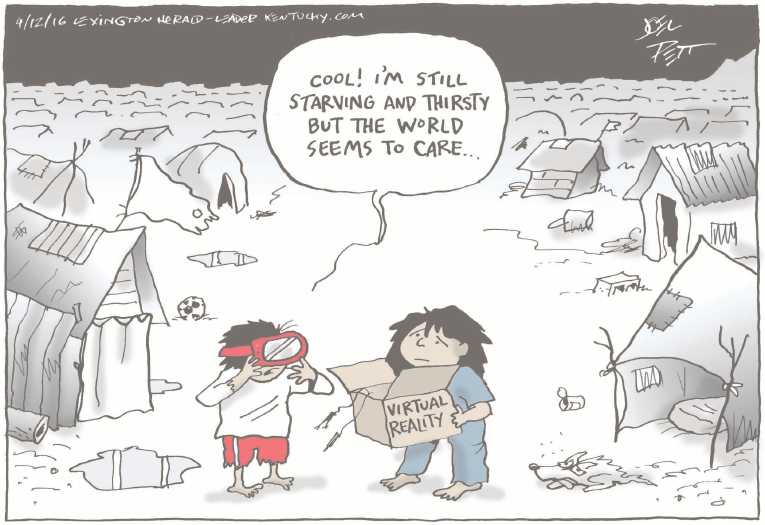 Political/Editorial Cartoon by Joel Pett, Lexington Herald-Leader, CWS/CartoonArts Intl. on In Other News