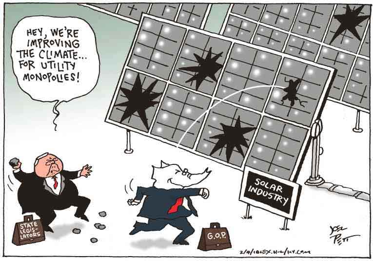 Political/Editorial Cartoon by Joel Pett, Lexington Herald-Leader, CWS/CartoonArts Intl. on In Other News