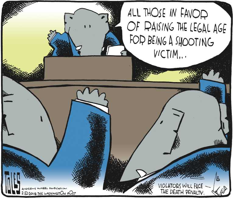 Political/Editorial Cartoon by Tom Toles, Washington Post on GOP Ridicules Victims