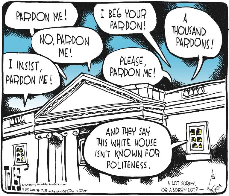 Political/Editorial Cartoon by Tom Toles, Washington Post on Mueller Investigation Heats Up