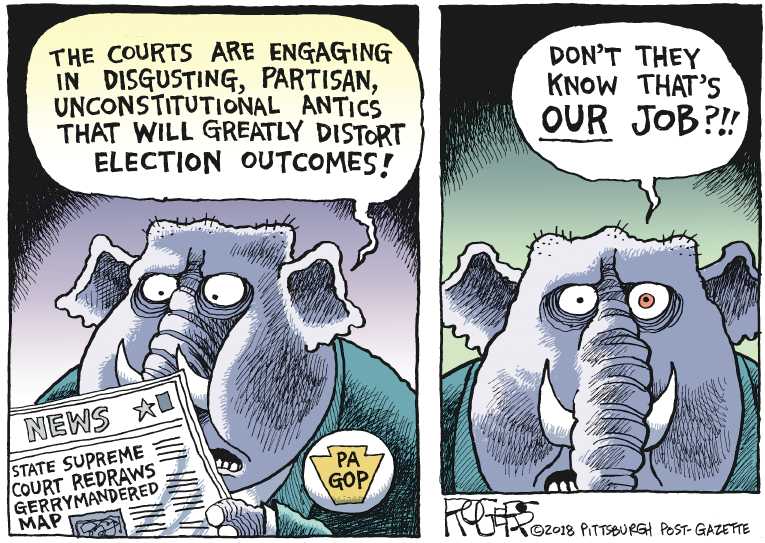 Political/Editorial Cartoon by Rob Rogers, The Pittsburgh Post-Gazette on In Other News