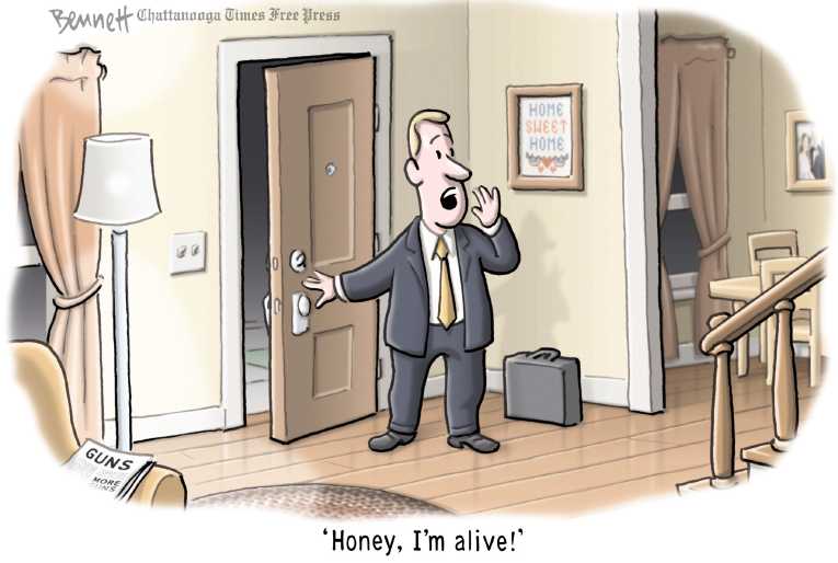 Political/Editorial Cartoon by Clay Bennett, Chattanooga Times Free Press on In Other News