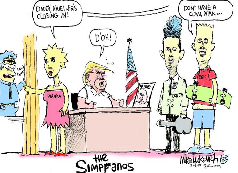 Political/Editorial Cartoon by Mike Luckovich, Atlanta Journal-Constitution on Kushner Deals Target of Inquiry