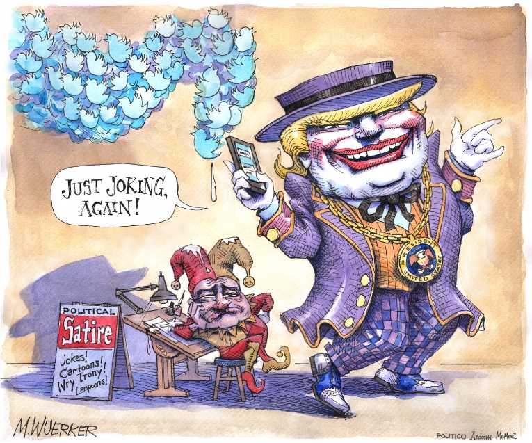 Political/Editorial Cartoon by Matt Wuerker, Politico on President Eyes China