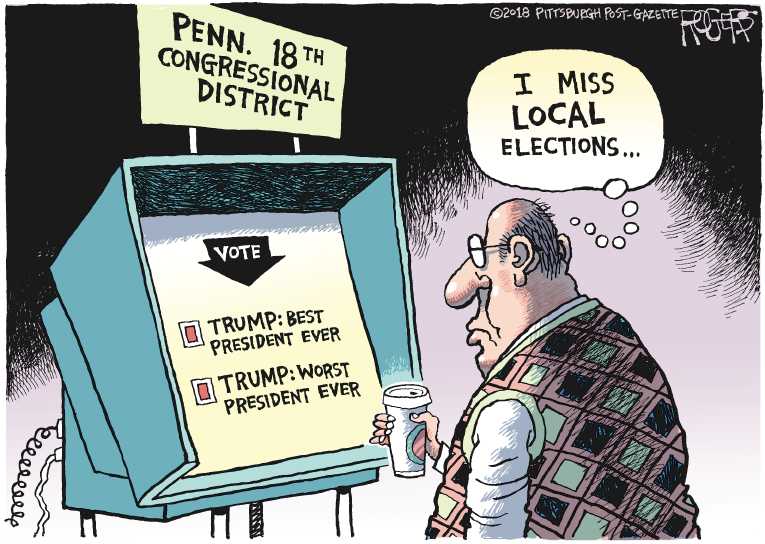 Political/Editorial Cartoon by Rob Rogers, The Pittsburgh Post-Gazette on In Other News