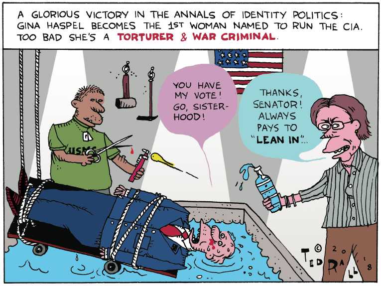 Political/Editorial Cartoon by Ted Rall on Staff Shake-Up to Continue