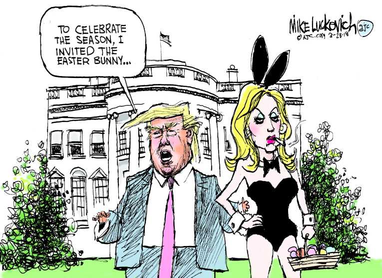 Political/Editorial Cartoon by Mike Luckovich, Atlanta Journal-Constitution on In Other News