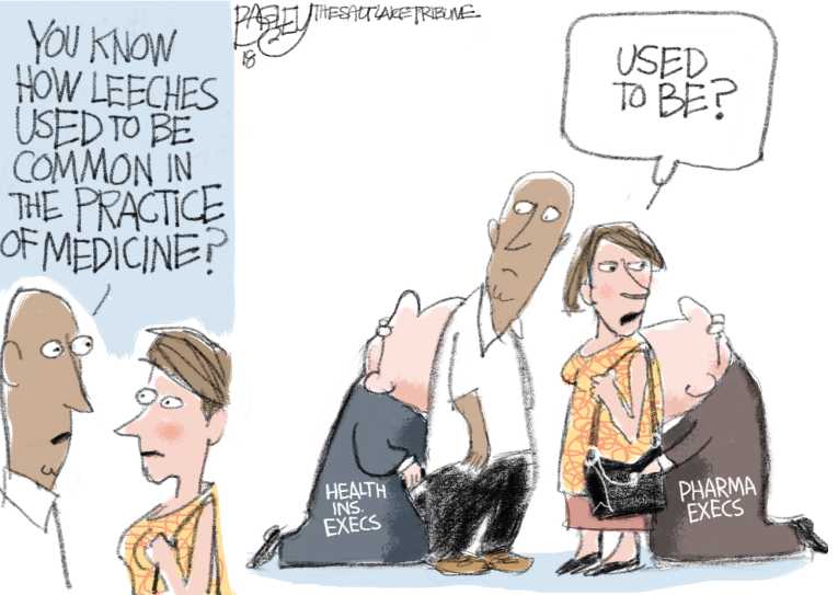 Political/Editorial Cartoon by Pat Bagley, Salt Lake Tribune on In Other News